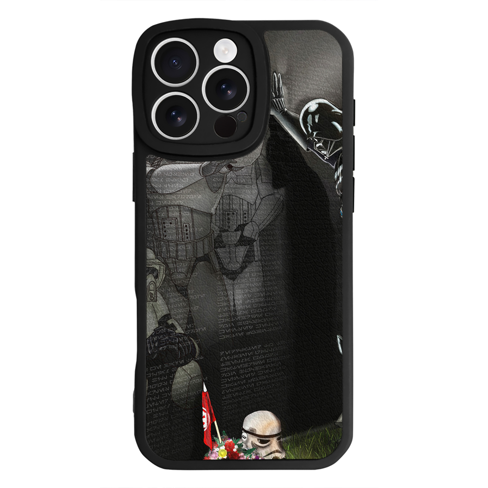 （画像用） スター・ウォーズ Star Wars 【iPhone 16シリーズ対応】シリコンスマホケース（レザー調） 材質：シリコン